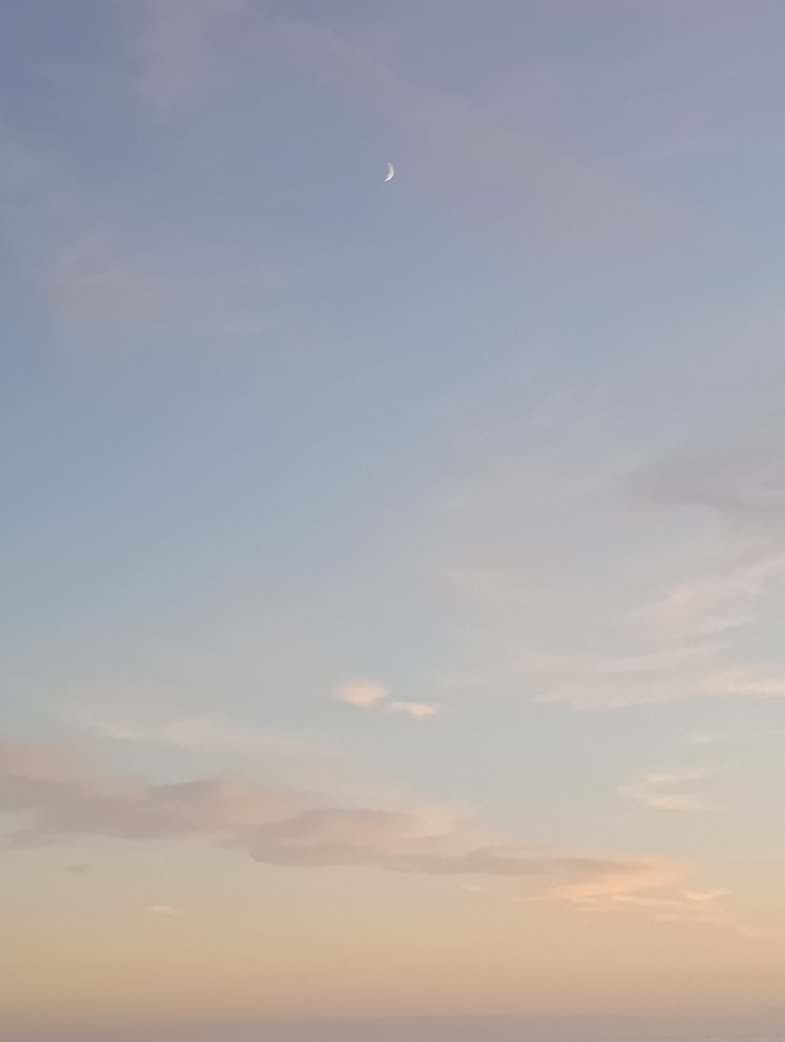 photo of moon and sky